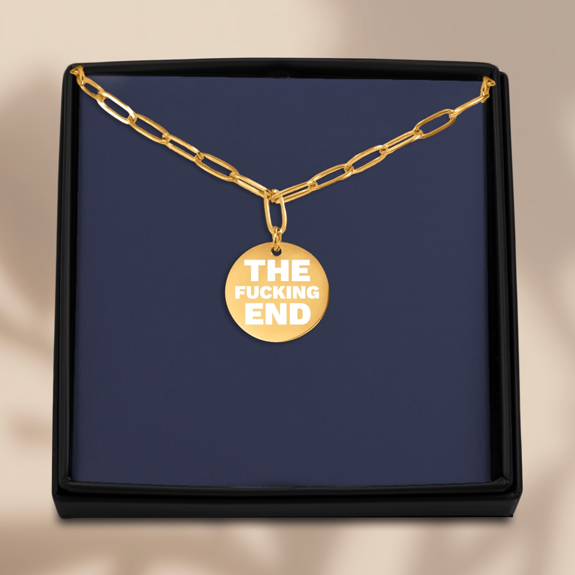 Paperclip Coin Necklace