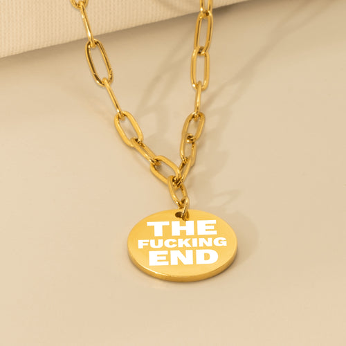 Paperclip Coin Necklace