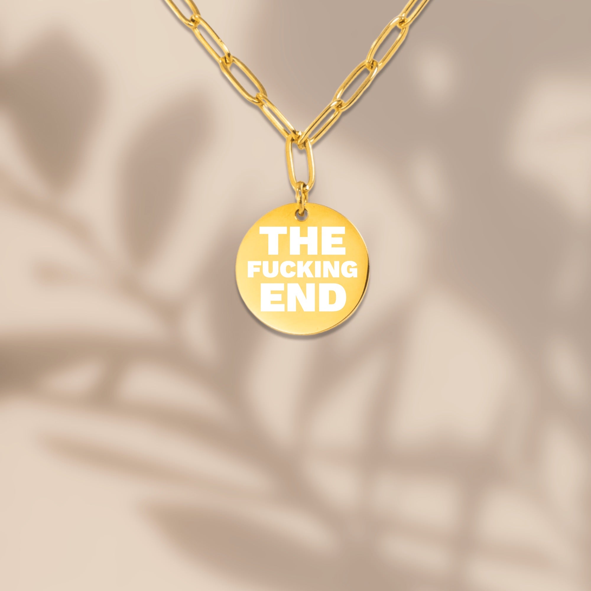 Paperclip Coin Necklace