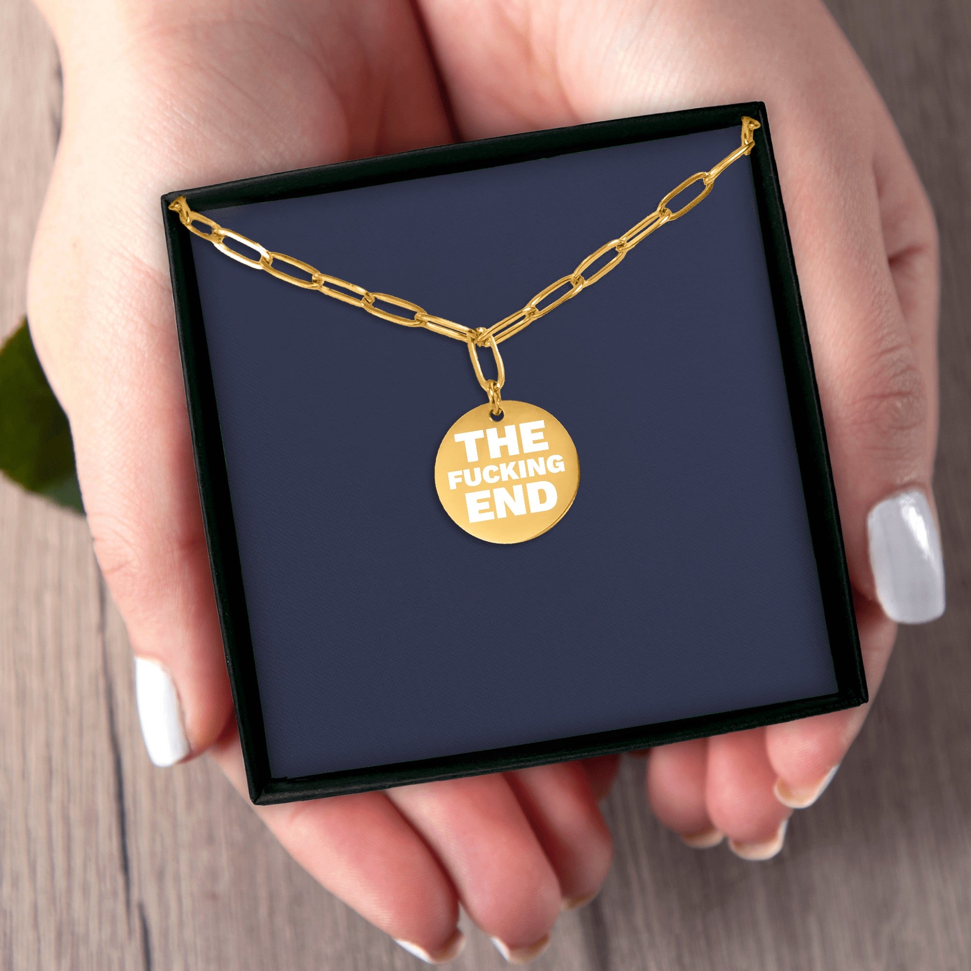 Paperclip Coin Necklace